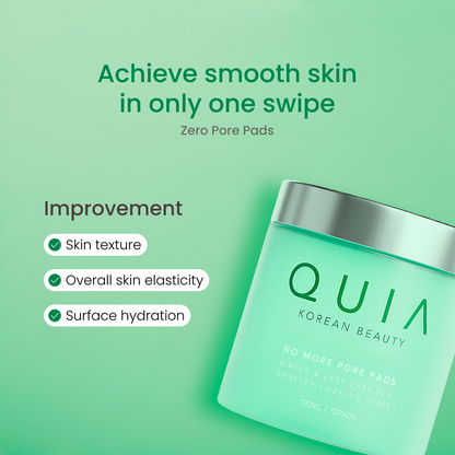 QUIA Toner Pads – AHA/BHA Dual-Action Exfoliate and Hydrate All in One – Soothing Formula for Sensitive Skin – Reduces Blackheads and Blemishes- 70 Gentle Textured Pads – Korean Skincare