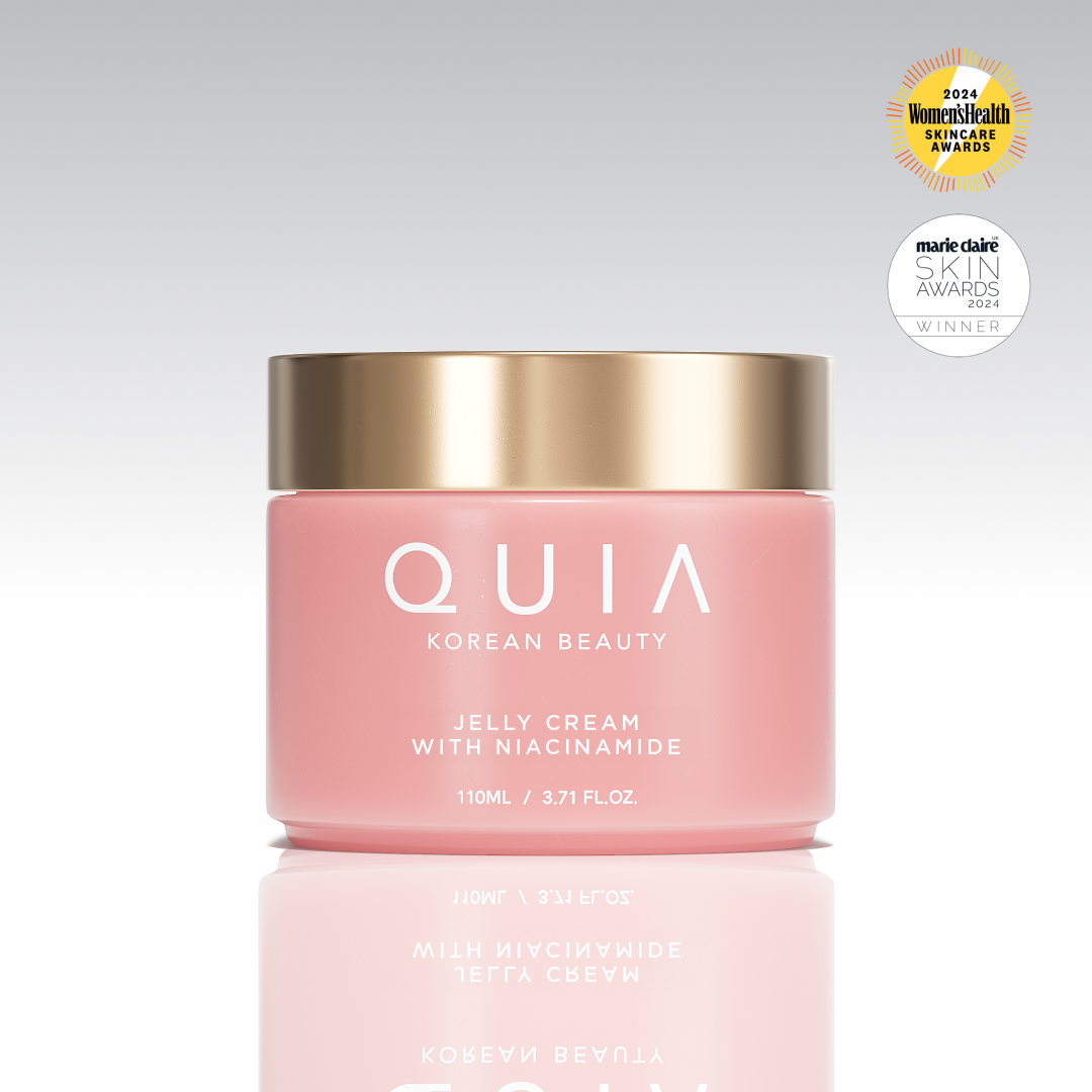 QUIA Collagen Jelly Cream – Lightweight Gel Moisturizer for Glowing, Plump Skin – With Niacinamide and Peptides – Korean Skincare for Daily Hydration