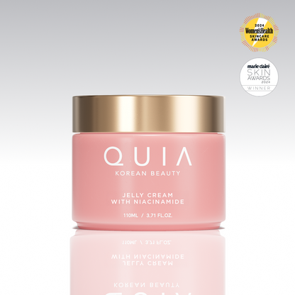 QUIA Collagen Jelly Cream – Lightweight Gel Moisturizer for Glowing, Plump Skin – With Niacinamide and Peptides – Korean Skincare for Daily Hydration